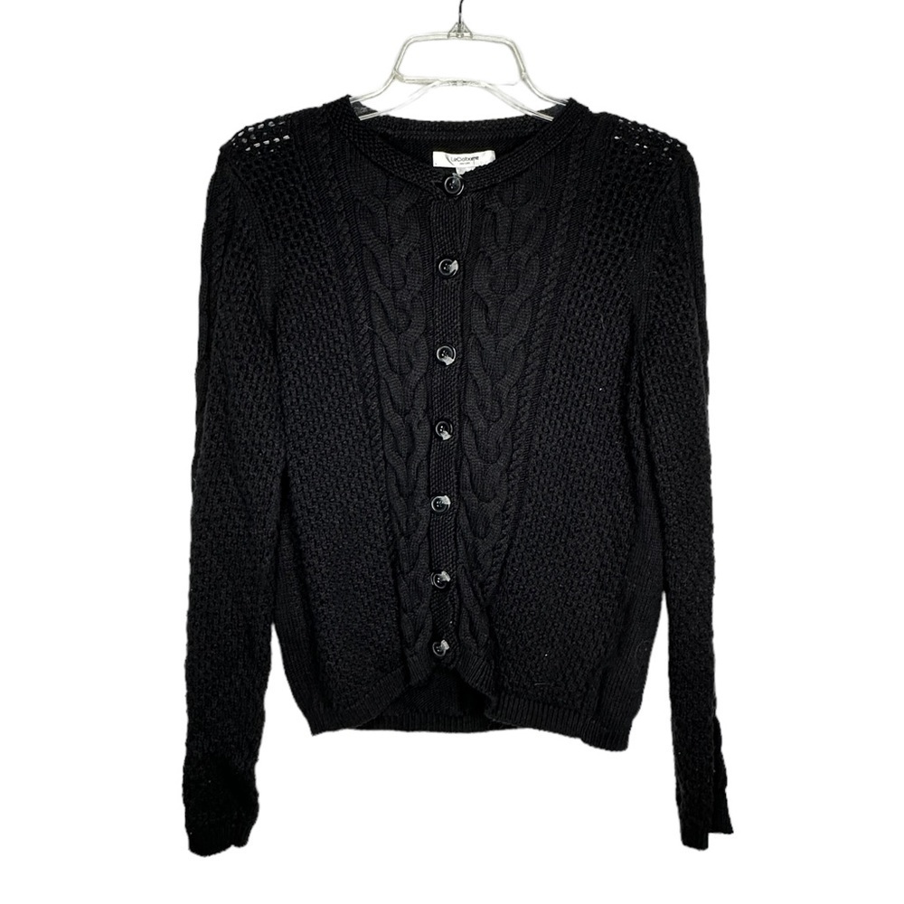 Liz Claiborne New York Black Cardigan Sweater